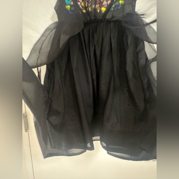 NWT Cynthia Rowley Gems Mesh Organza Empire Dress - Picture 13 of 13